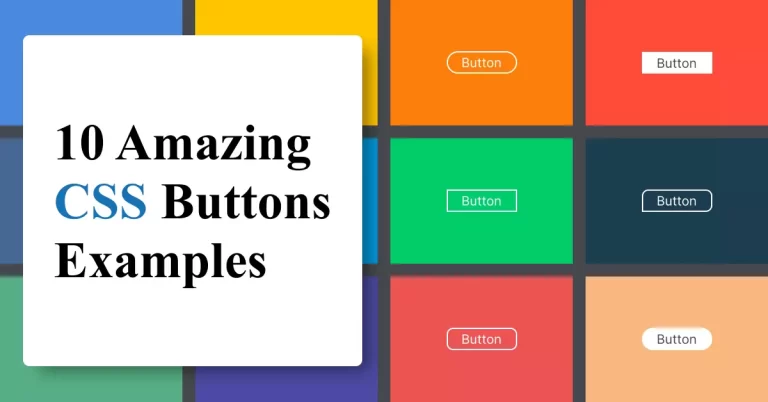 10 Amazing CSS Buttons Examples
